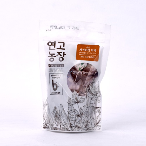 연고농장 볶은 차가버섯 삼각티백 25ea
